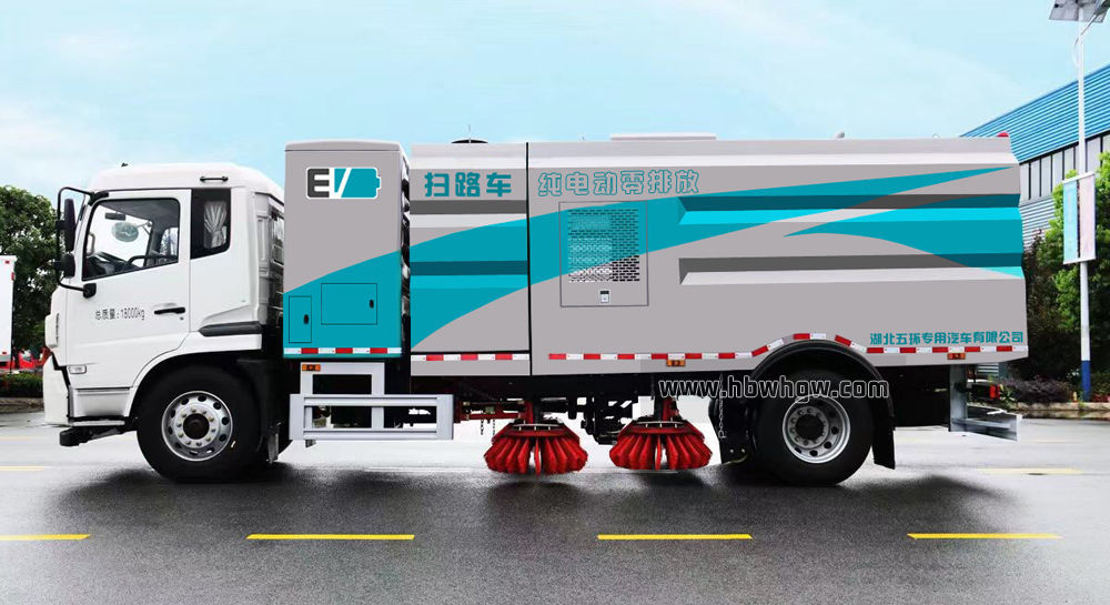 東風天錦(純電動)掃路車